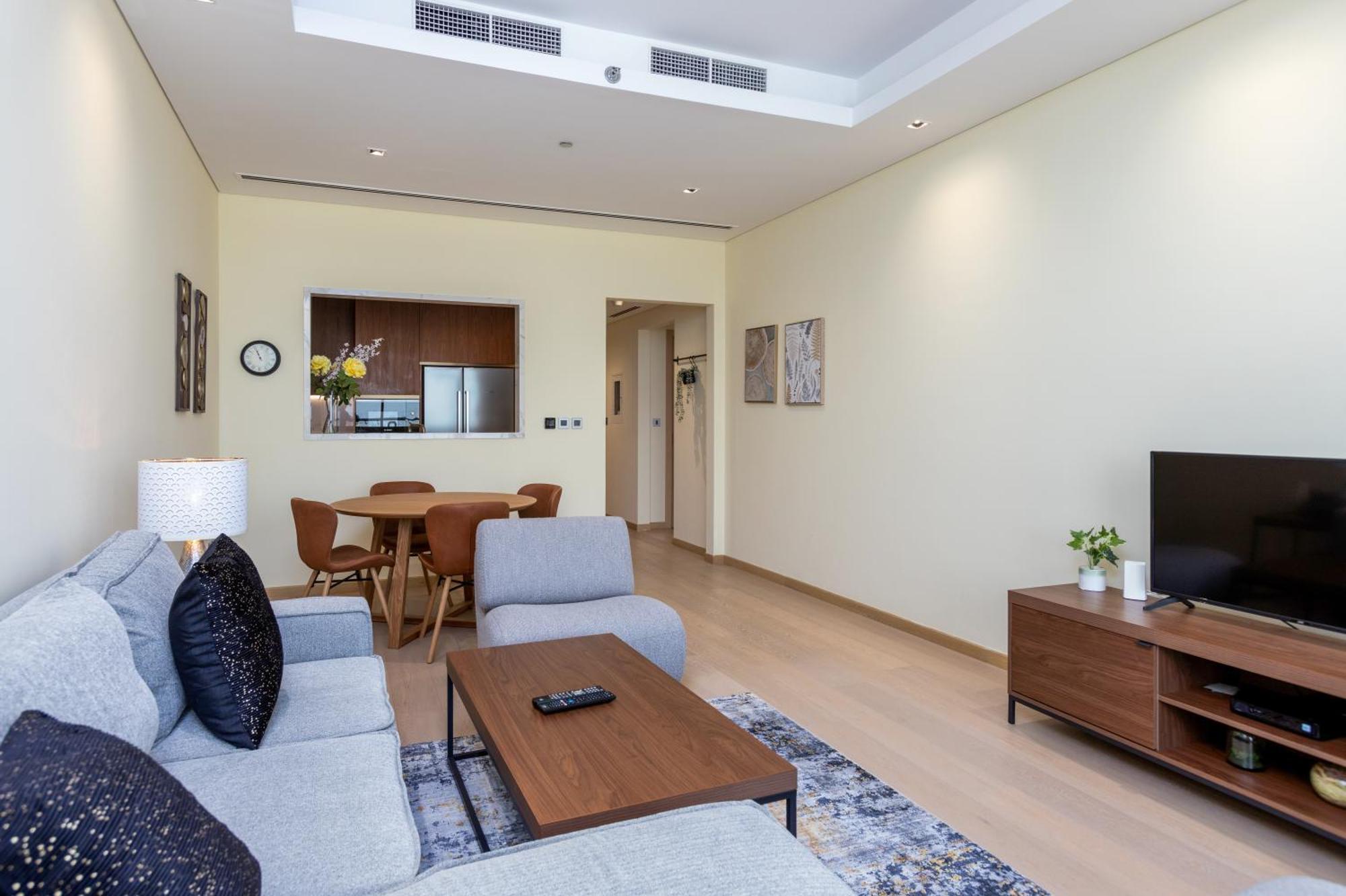 Modern 1Br Apartment, High Floor, Near Dubai Mall Luaran gambar